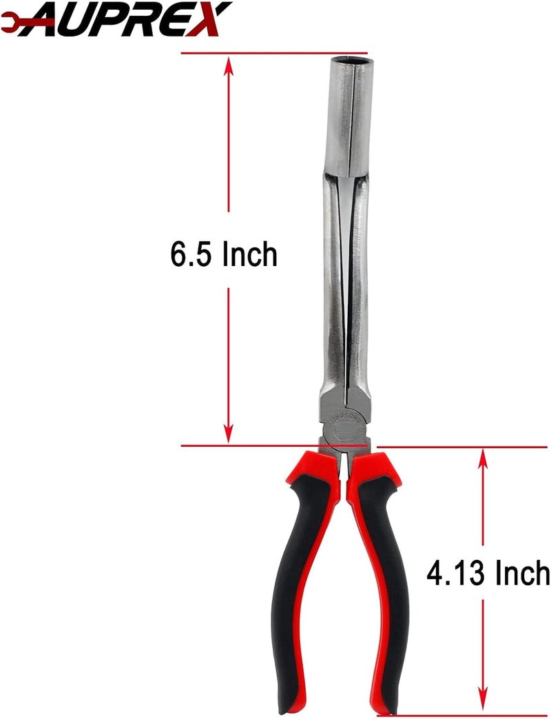 AUPREX Car Spark Plug Wire Removal Pliers Tool, High Voltage Cylinder Cable Removal Clamp Tool,Spark Plug Boot Removal Tool - Image 2