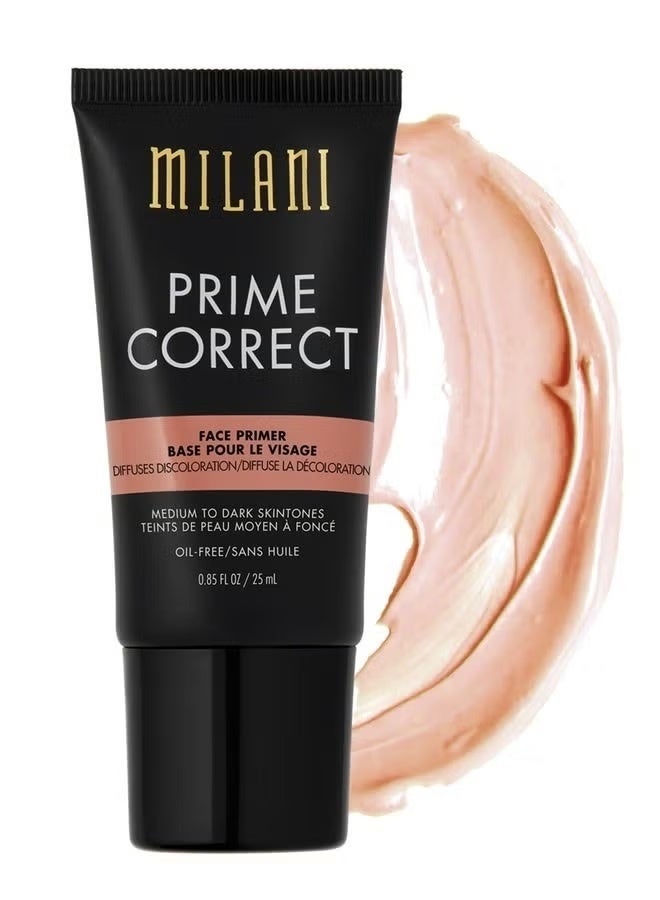 Milani Prime Correct Diffuses Discoloration + Pore-Minimizing Face Primer - 05 Medium/Dark 25ml - Image 1