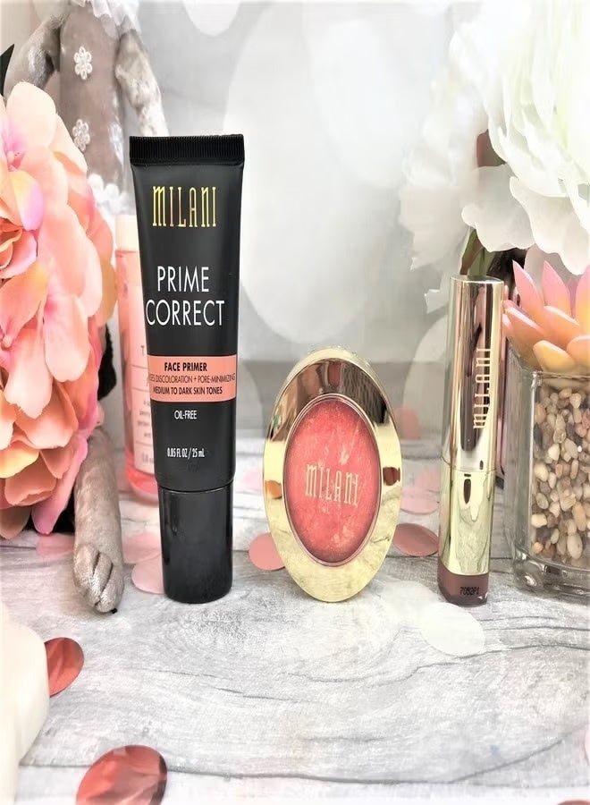 Milani Prime Correct Diffuses Discoloration + Pore-Minimizing Face Primer - 05 Medium/Dark 25ml - Image 2