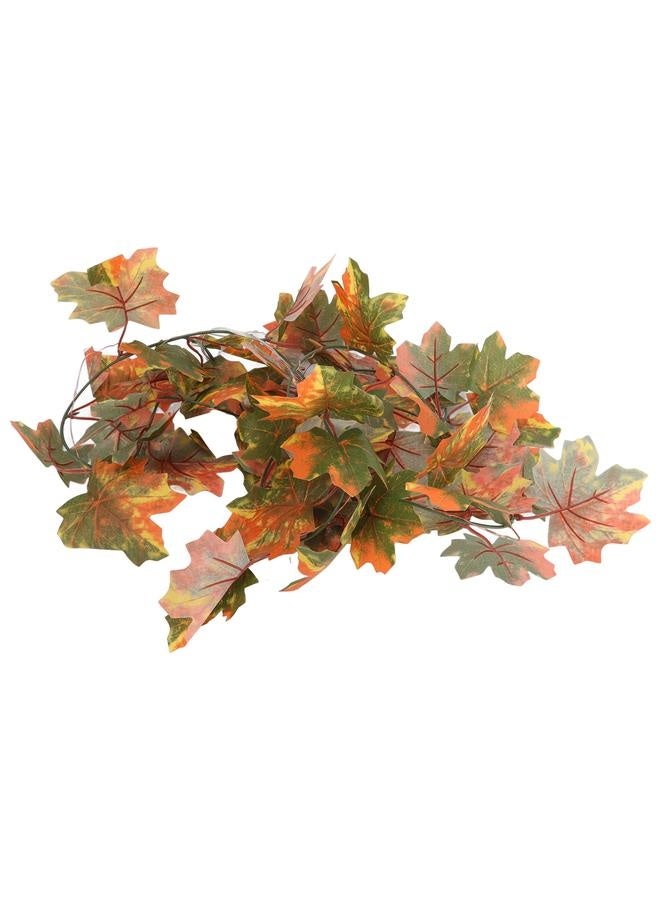 NIBEMINENT LED Maple Leaves String Light Plastic 2.2m 20LEDs Warm Light Autumn Decoration for Festival Party Garden  - Image 5