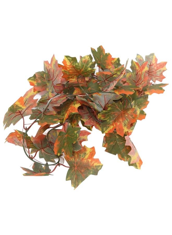 NIBEMINENT LED Maple Leaves String Light Plastic 2.2m 20LEDs Warm Light Autumn Decoration for Festival Party Garden  - Image 4