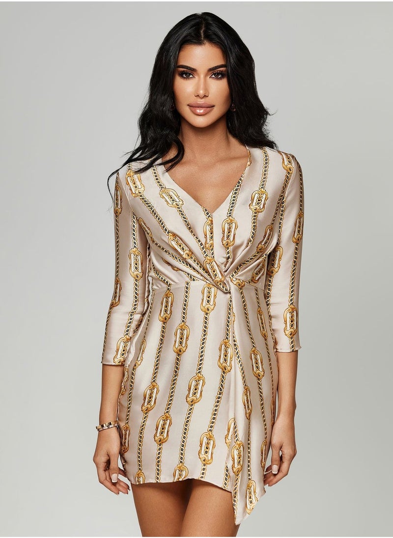 انيتاس فستان بطبعة سلسلة - Image 3