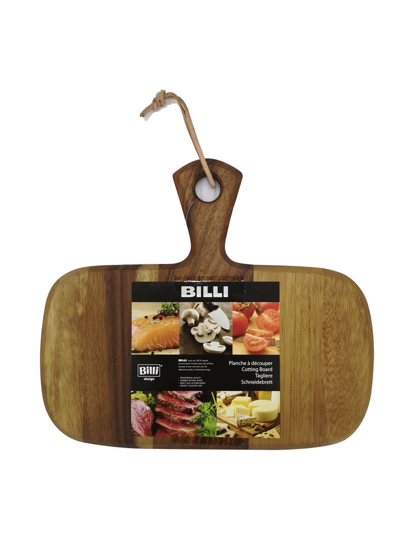 BILLI Wooden Chopping Board With Handle - Image 1