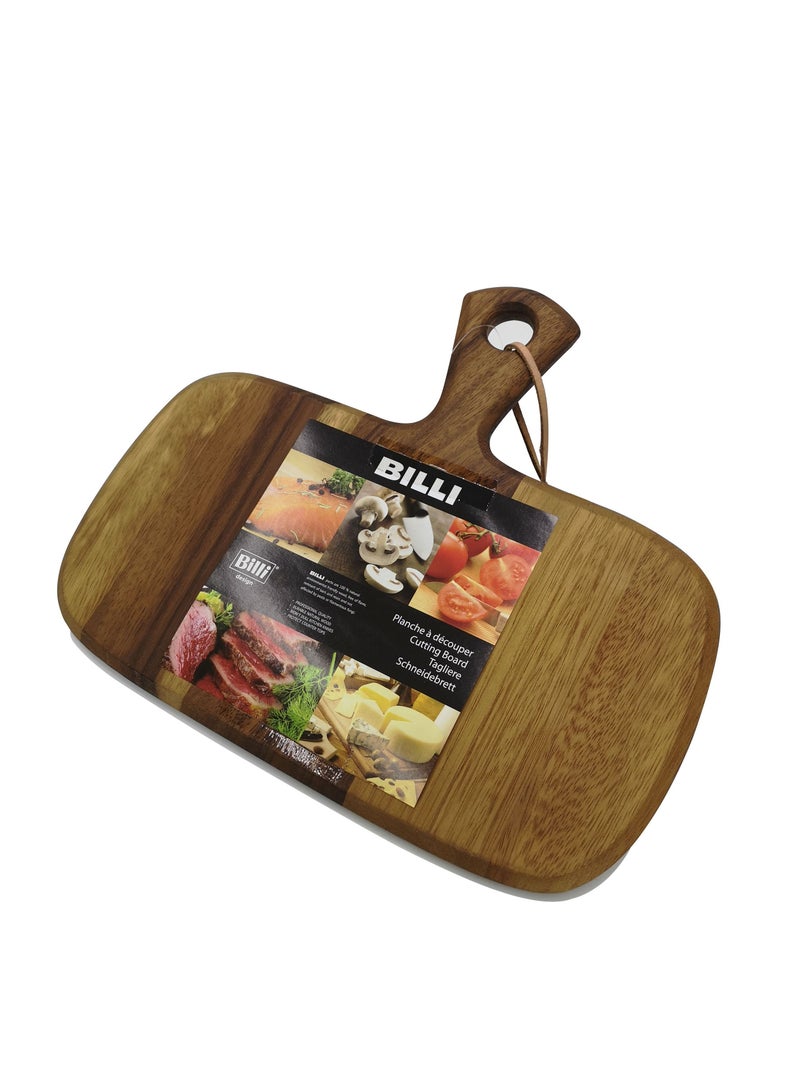 BILLI Wooden Chopping Board With Handle - Image 2