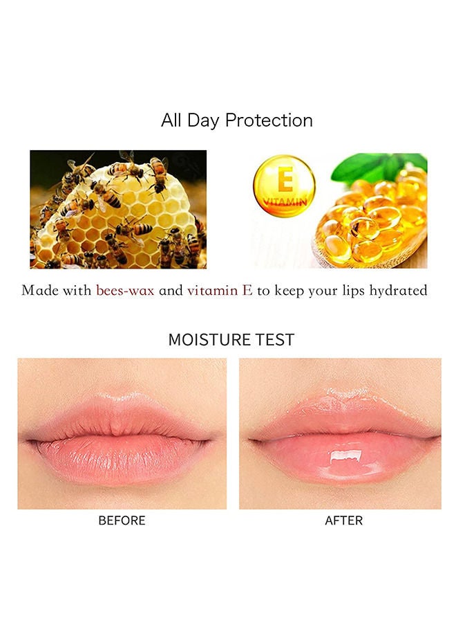 TEAYASON Flower Roll-on Lip Gloss - Flower Rolling Ball Moisturizing Lip Balm - Colorless Moisturizing Lip Oil - Long Lasting Moisturizing Shining Lip Gloss With Natural Plant Extracts - Image 5
