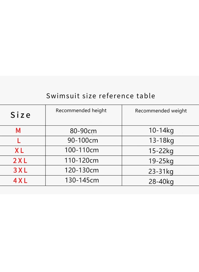 طقم ملابس سباحة للأطفال مكون من ثلاث قطع مع قبعة بطبعة كرتونية للأولاد، ملابس سباحة للأطفال للشاطئ في الصيف - Image 2