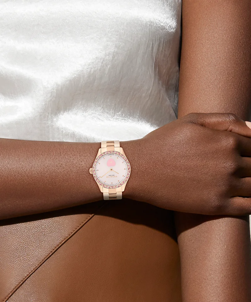 COACH Brooks Steel Strap Analog Watch