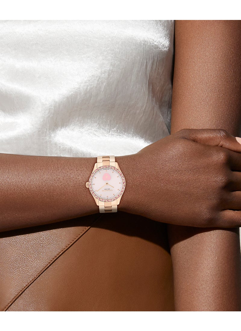 COACH Brooks Steel Strap Analog Watch  - Image 4