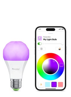 نانوليف Nanoleaf Essentials Matter E27 Smart Bulbs, 16M Color, Single Pack | NF080B02-1A19E  - Image 4