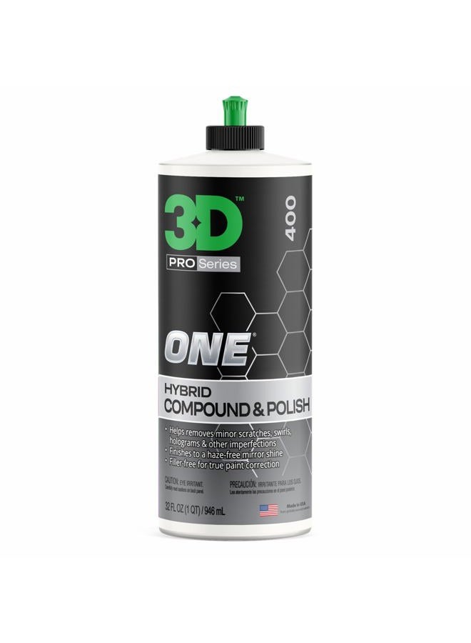 One Car Scratch & Swirl Remover - Rubbing Compound & Finishing Polish - Buffing Compound Swirl Remover - Right Car Paint Correction 16oz