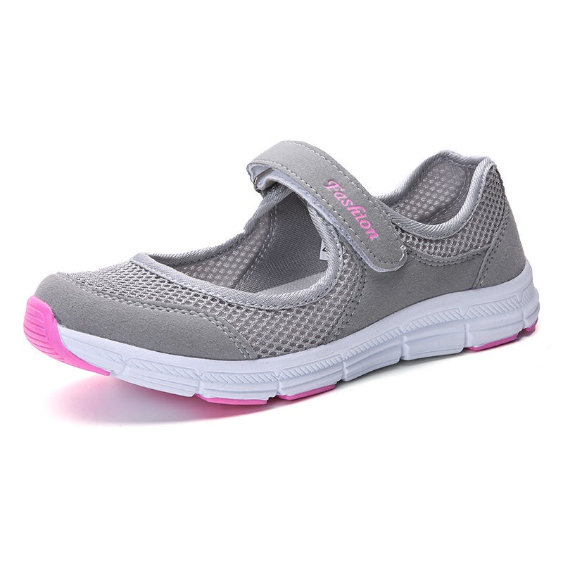 Breathable Elderly Womens Dance Shoes 35-42 766 light gray 