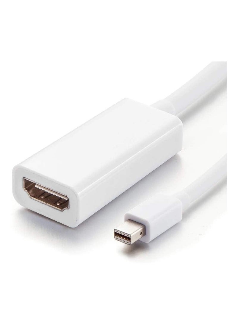 Mini DisplayPort to HDMI Adapter Cable – 4K Ultra HD, Audio & Video Support, Compatible with MacBook, Laptop, PC - Image 1