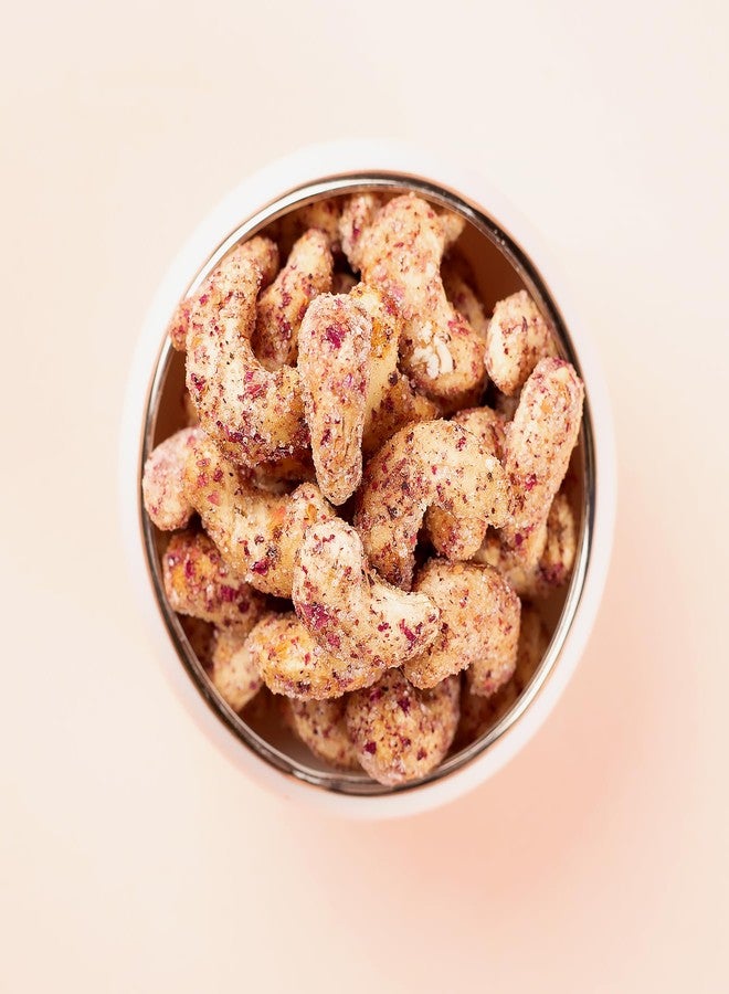 Goosebumps Rose Petal Sea Salt Flavoured Cashew | Premium Dry Fruits | High Fiber & Rich In Protein | Nutritious & Delicious Nuts | Oven Roasted Crunchy Kaju (90 GMS) - Image 4