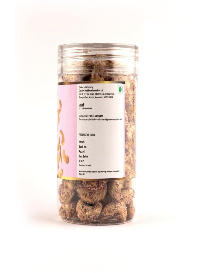 Goosebumps Rose Petal Sea Salt Flavoured Cashew | Premium Dry Fruits | High Fiber & Rich In Protein | Nutritious & Delicious Nuts | Oven Roasted Crunchy Kaju (90 GMS) - Image 2
