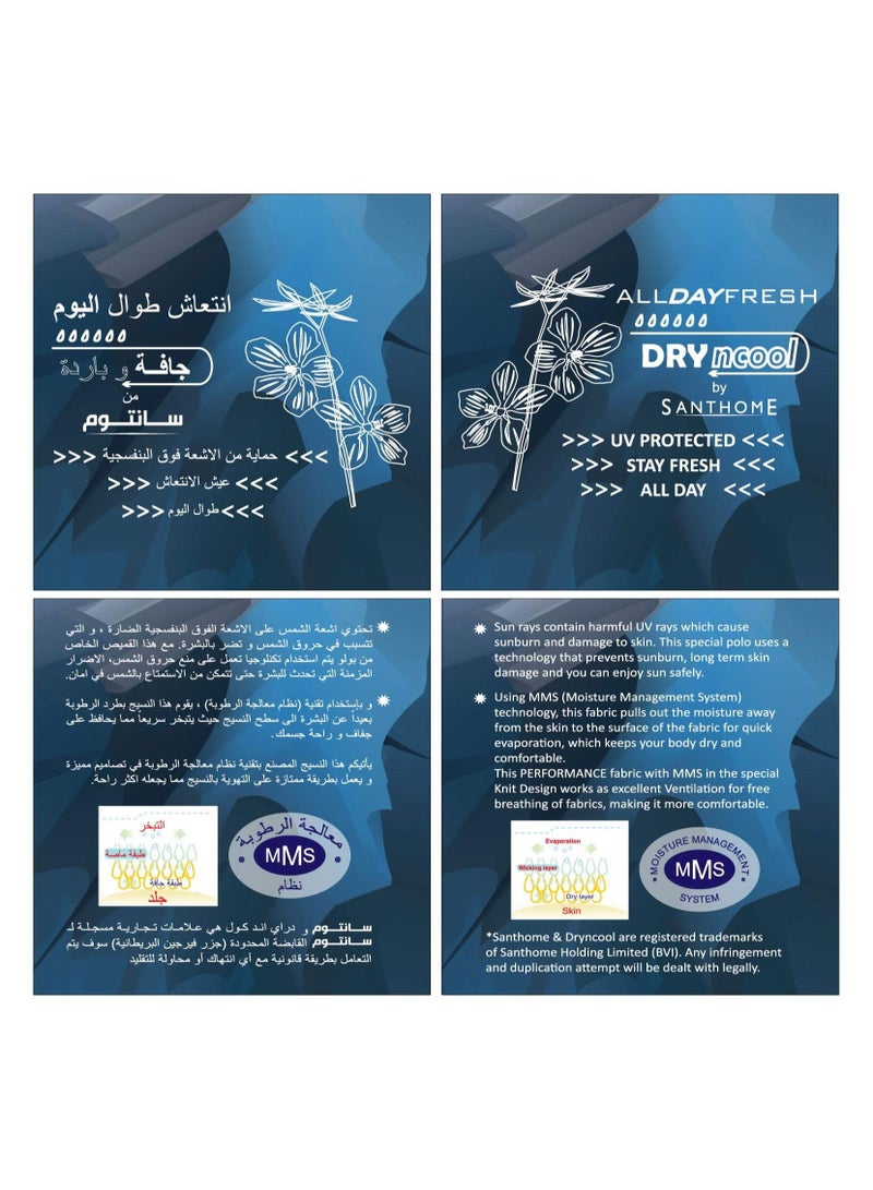 SANTHOME Sports Polo Shirt - Image 3