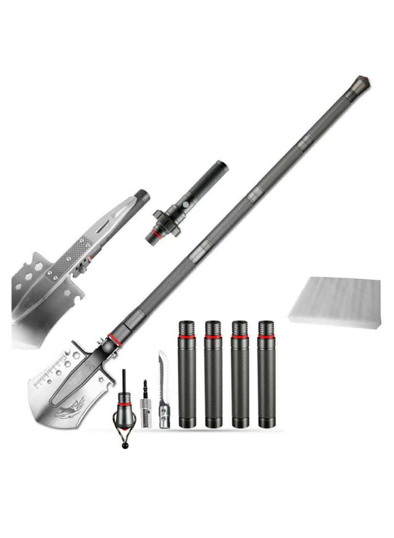 Manful Multi-Functional Survival Tactical Shovel with Accessories - Image 1