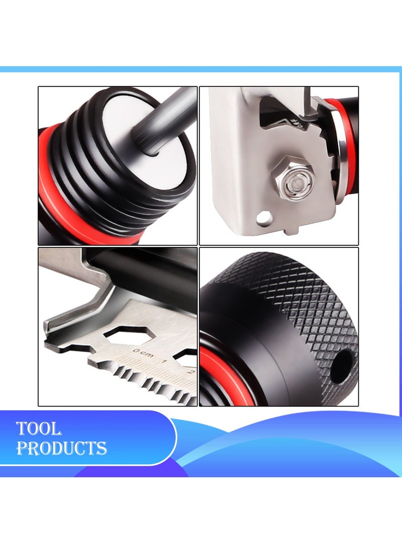 Manful Multi-Functional Survival Tactical Shovel with Accessories - Image 3