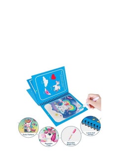 Generic Reusable Quick Dry Magic Water Coloring Book-4 Pieces  - Image 4