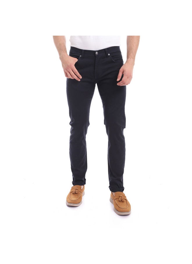 Esla ESLA Printed Pants Dark Blue for Men  - Image 2