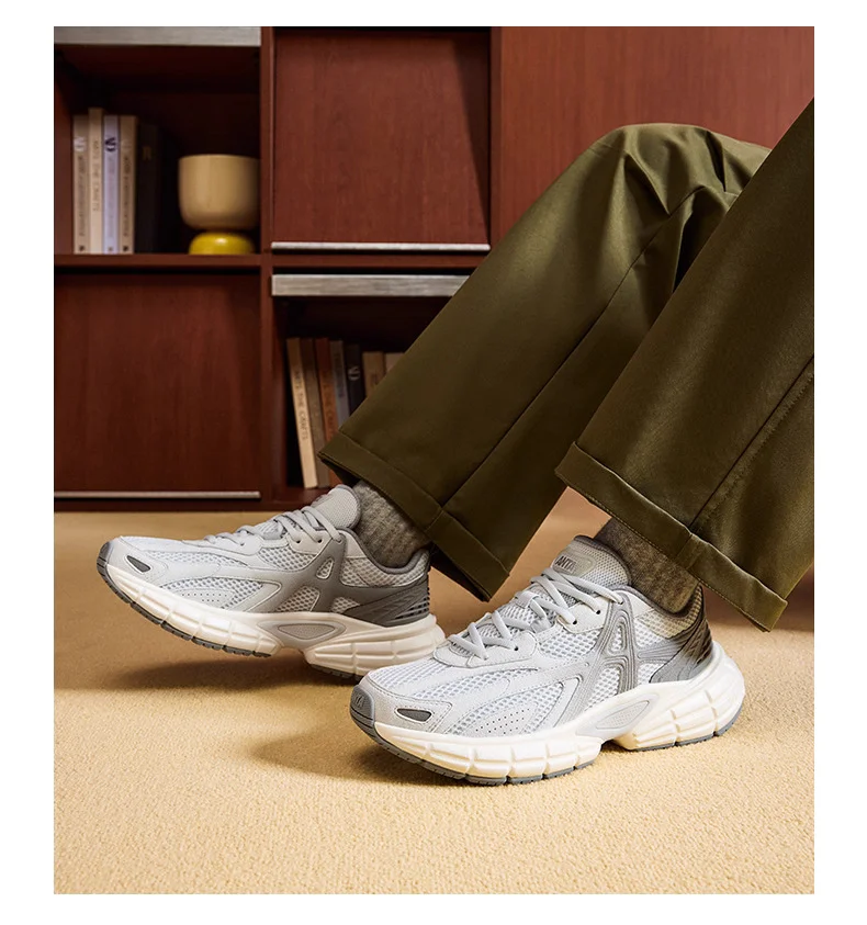 Anta Grey Alphadawn - Lifestyle Running Shoe for Men | Best Price UAE