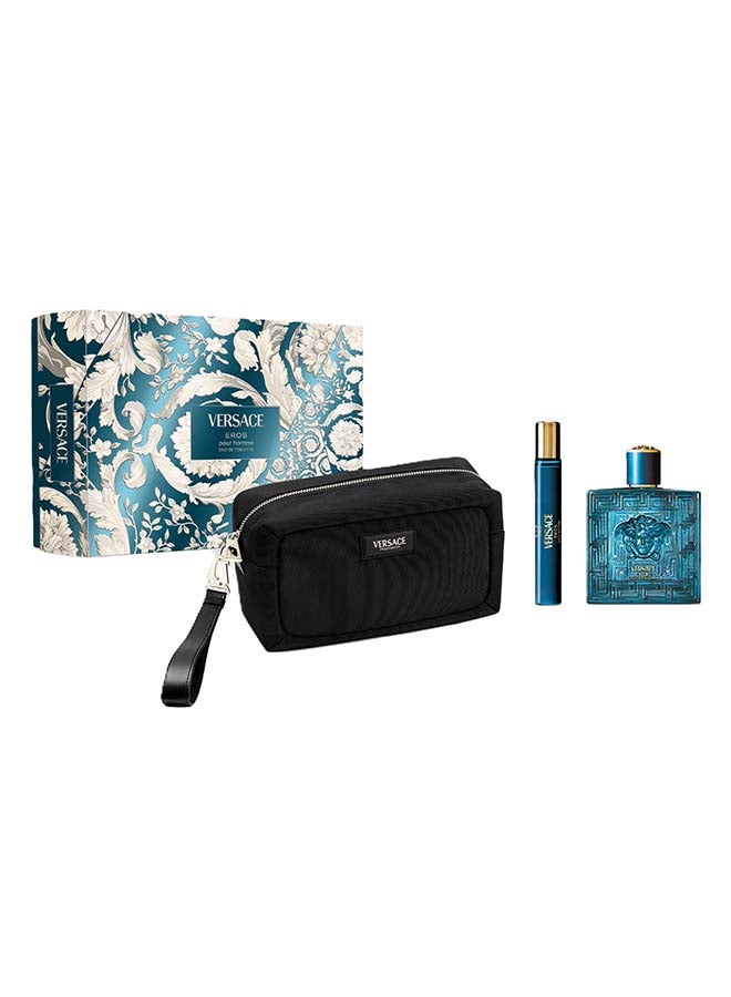 Eros Edt Gift Set 100ml