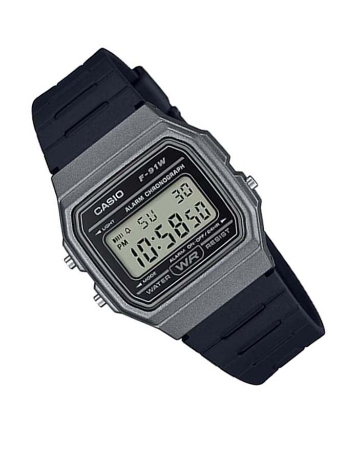 CASIO Unisex Resin Digital Wrist Watch F-91WM-1BDF - Image 4