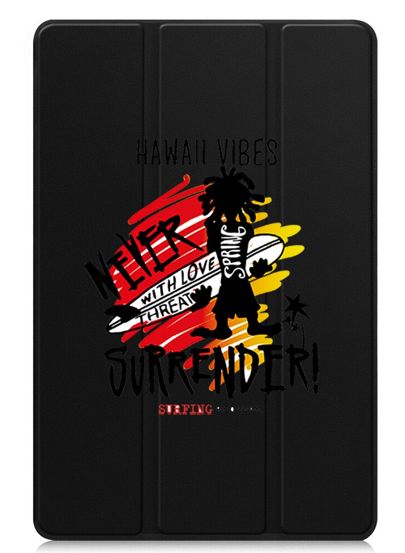 Theodor Protective Flip Case For Lenovo Tab M11 (2024) With Trifold Stand Auto Wake Sleep Shockproof Cover Hawaii Vibes - Image 1