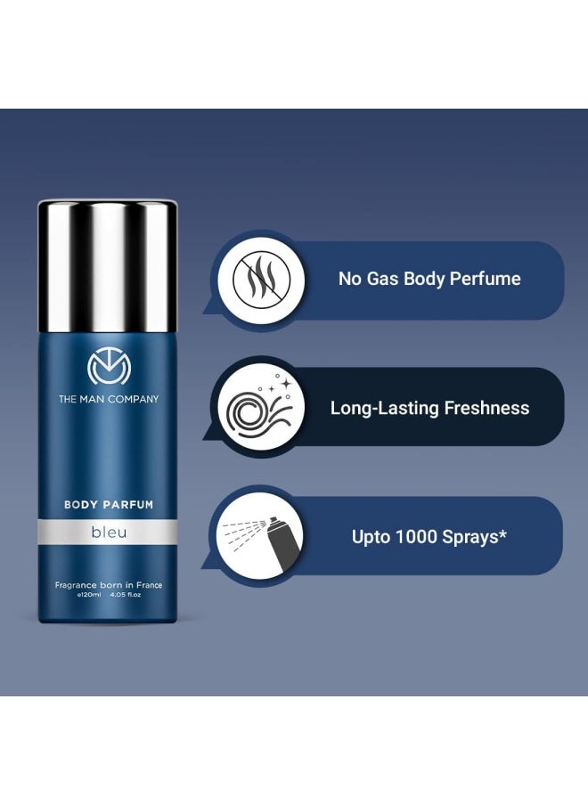 The Man Company عطر جسم غير غازي للرجال - بلو (120 مل)  - Image 2