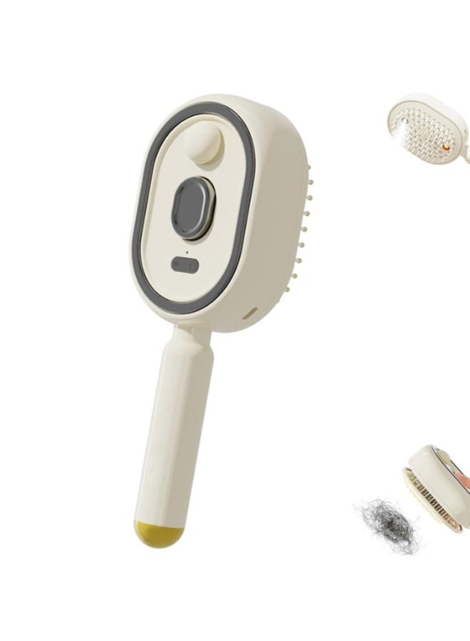 3-in-1 Electric Scalp Massager Hair Brush with Red Light Therapy & Essential Oil Spray - Image 1