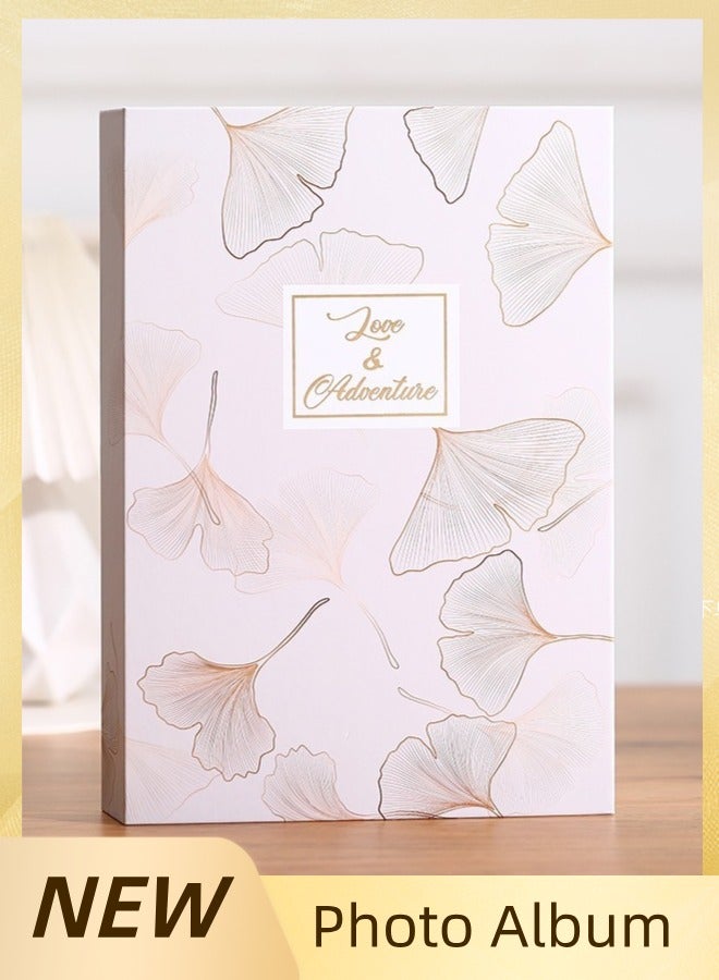 ألبوم صور 6 بوصات 300 صورة مع مساحة للكتابة ، كتاب ألبوم صور لحفل زفاف أطفال السفر صور طفل عائلي - Image 1