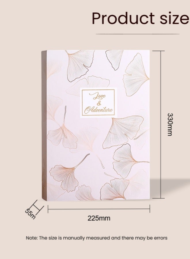 ألبوم صور 6 بوصات 300 صورة مع مساحة للكتابة ، كتاب ألبوم صور لحفل زفاف أطفال السفر صور طفل عائلي - Image 4