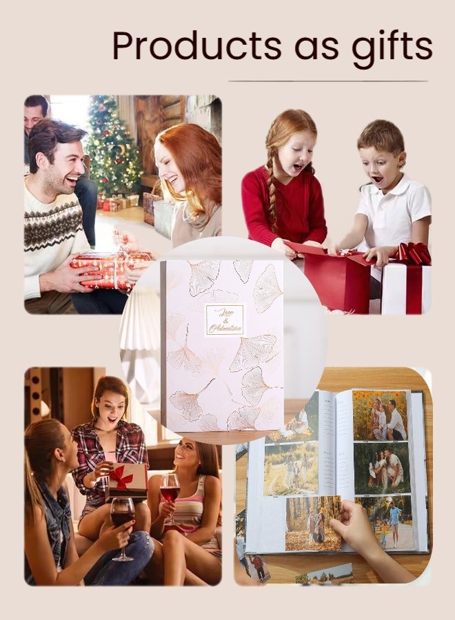 ألبوم صور 6 بوصات 300 صورة مع مساحة للكتابة ، كتاب ألبوم صور لحفل زفاف أطفال السفر صور طفل عائلي - Image 5