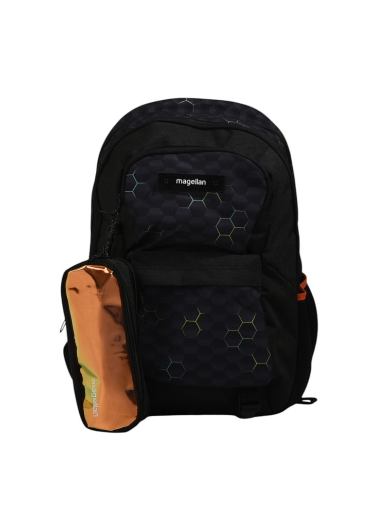 MAGELLAN School Backpack 259D003B with Pencil Case | 18 Inch Student Backpack Set | Lightweight Student Travel & School Bag - Image 1