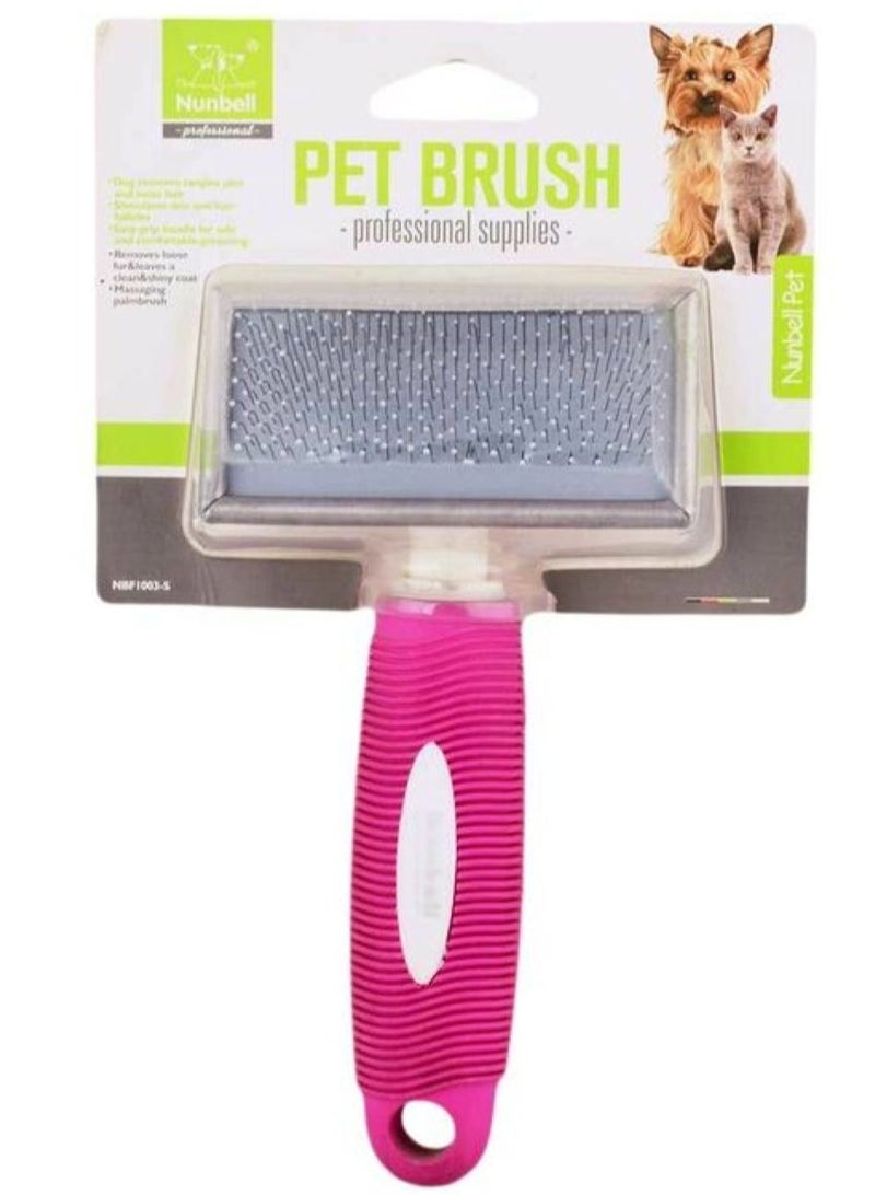 نونبيل  الوردي الأليفة سليكر فرشاة الاستمالة