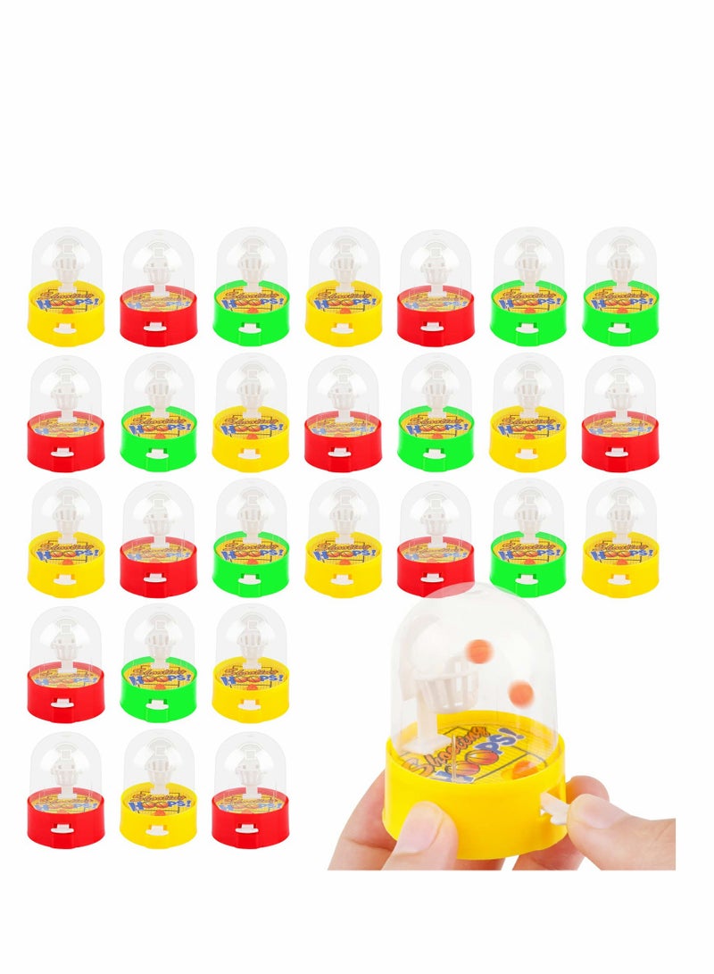 28PCS Mini Basketball Shooting Game Set for Parties , Fun Desktop Handheld Basketball Activity - Image 2