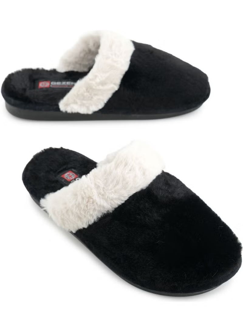 Gezer Women's Winter Comfortable Sole Home Garden Plush Slippers - Image 2