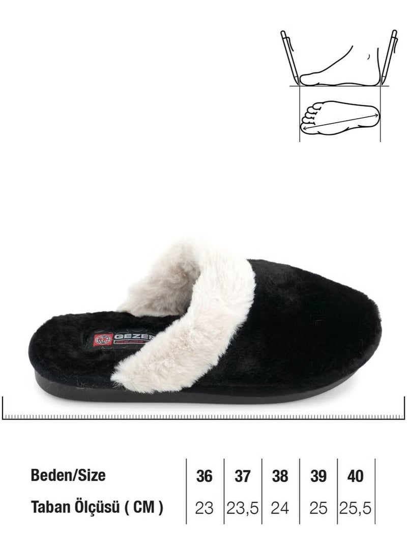 Gezer Women's Winter Comfortable Sole Home Garden Plush Slippers - Image 1