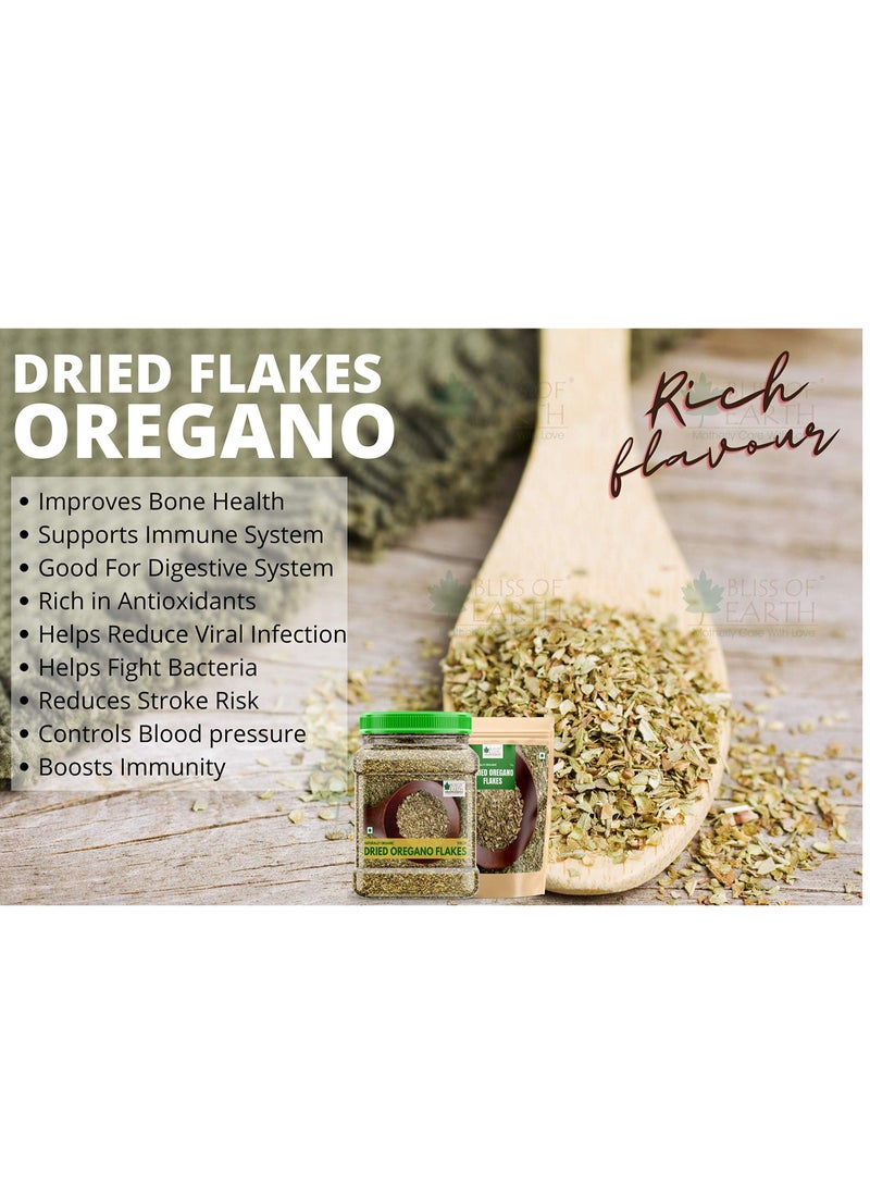 BLISS OF EARTH 100Gm Naturally Organic Dried Oregano Flakes for Seasoning On Pizza & Pasta - Image 5