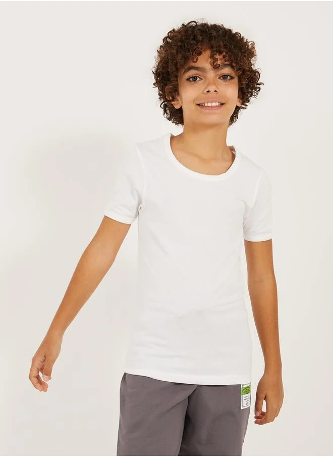 ستايلي Boys pack of 2 short sleeve vest