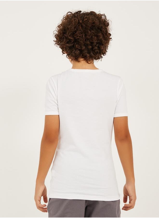 Styli Styli Pack of 2 - Plain Short Sleeve Vest  - Image 5
