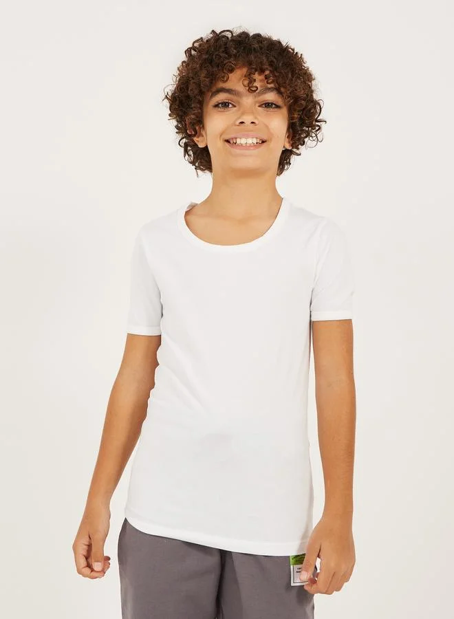 Styli Styli Pack of 2 - Plain Short Sleeve Vest
