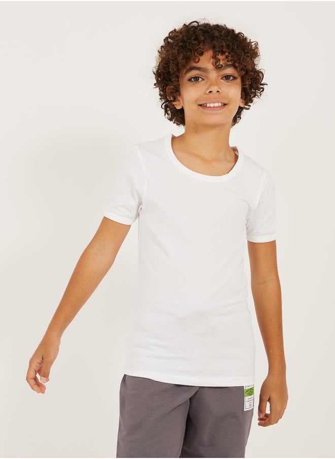 Styli Styli Pack of 2 - Plain Short Sleeve Vest  - Image 2