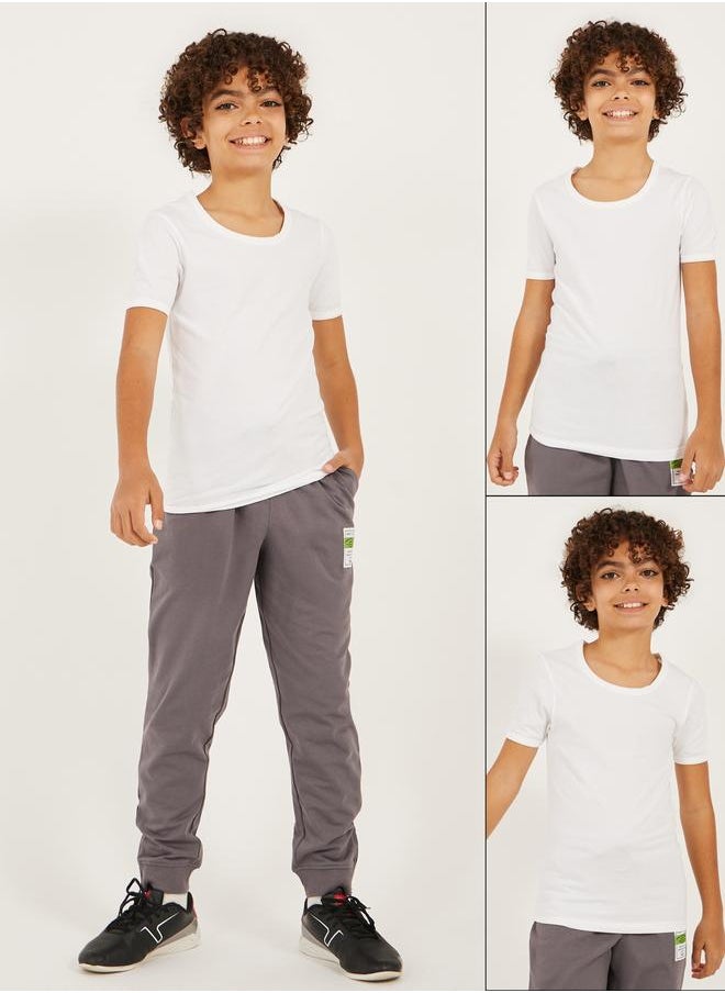 Styli Styli Pack of 2 - Plain Short Sleeve Vest  - Image 1