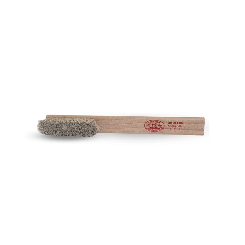 Cape Cod 100% Horsehair Detail Brush with Solid Oak Handle | For Detailing Silver and Fine Metals in Hard to Reach Places - Image 2