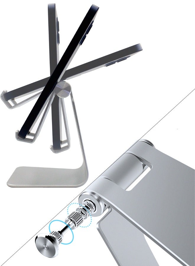 Urise Aluminum Adjustable Phone Holder Mobile Stand for Desk Use Everyday Carry Compatible with Smartphones - Image 5