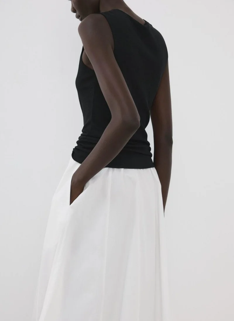 MANGO  Flared cotton skirt for Women | Best Price UAE