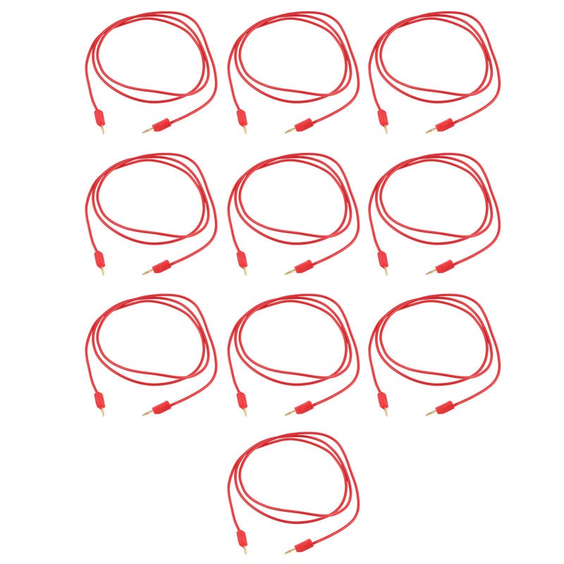 Banana Plug Test Lead: Red 0.44mm² Brass PVC Cable - High Conductivity Corrosion Resistant Multimeter Cable for Automotive Diagnostic Home Industrial Testing - Image 1