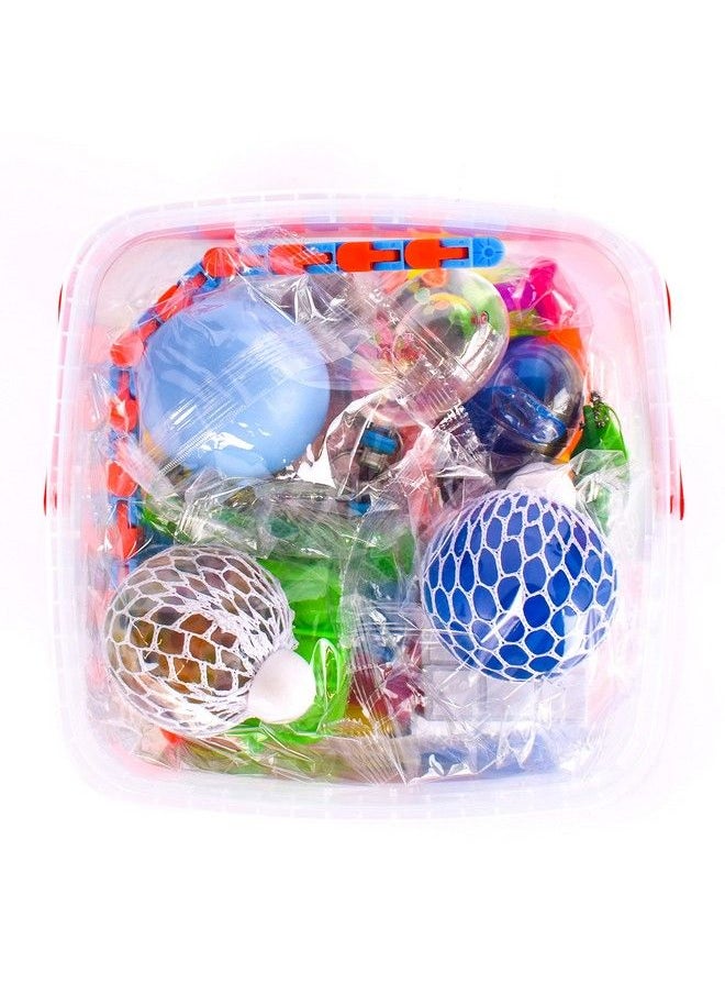 24 Piece Fidget Box Sensory Toys With Storage Container Giggle Zone