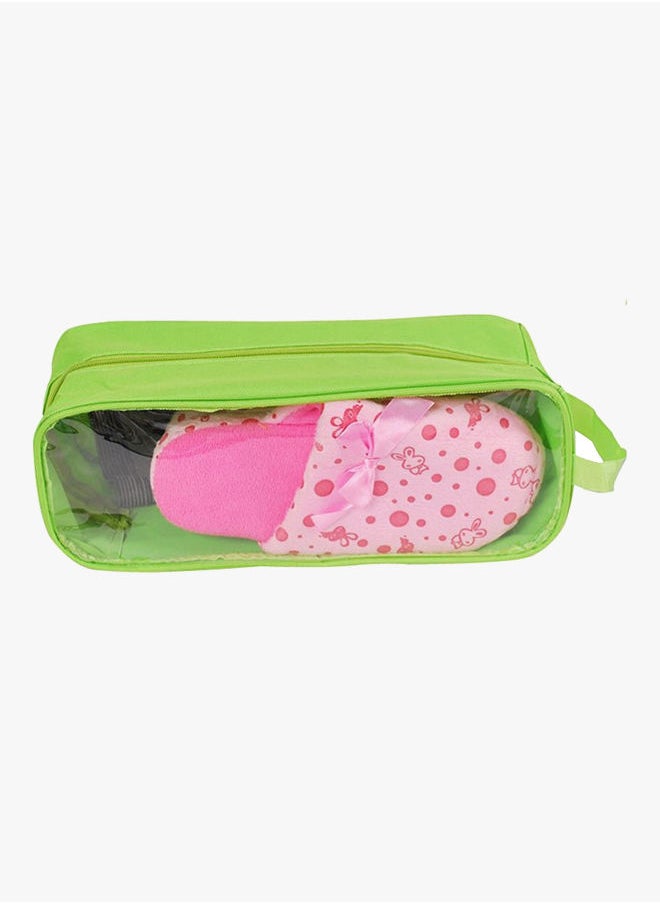 NIBEMINENT - Travel Shoe Organizer Green - Image 1