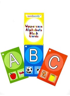 nerdnerdy NERDNERDY Uppercase and Lowercase Alphabet Flashcards, Educational Cards for Kids  - Image 5